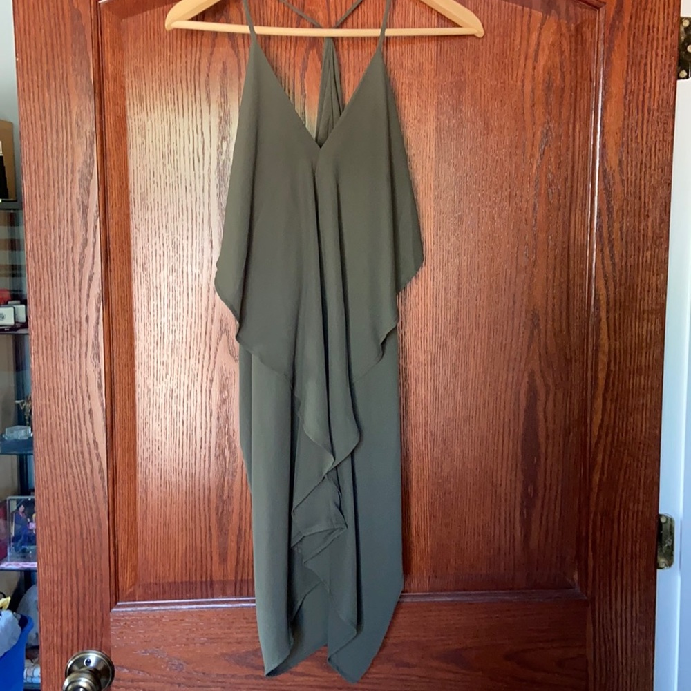 Green flowy Akira dress